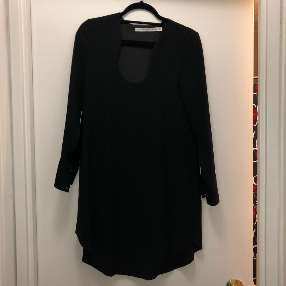 Black long sleeved dress